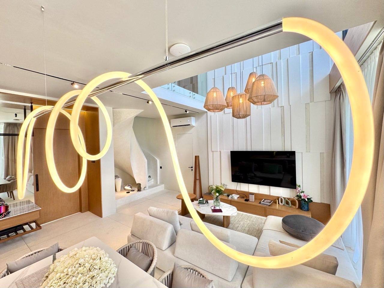 Brand new villa in a premium complex with a private waterfall